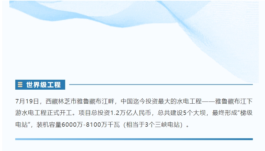 雅江万亿水电工程项目，艾迪精密全力以赴！