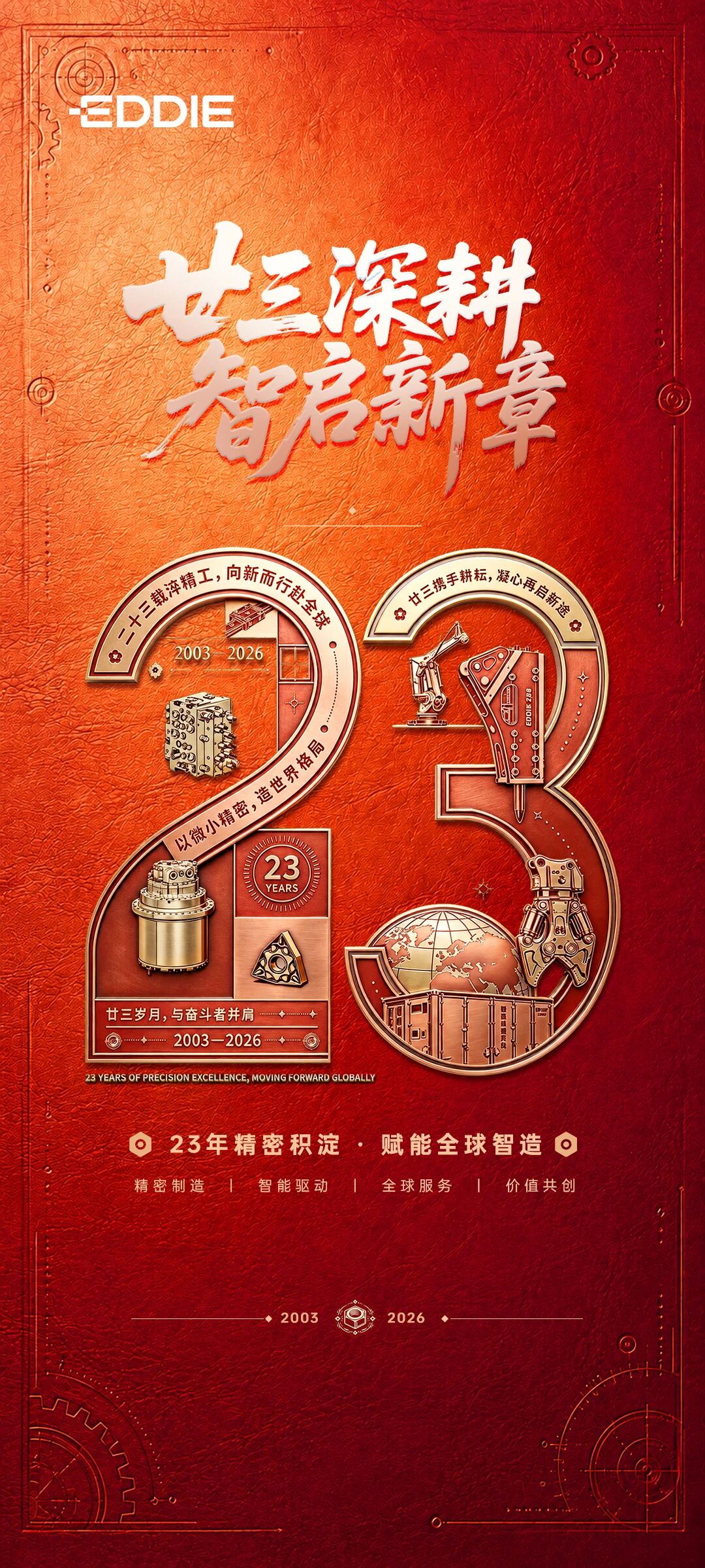 艾迪精密23周年｜廿三深耕，智启新章